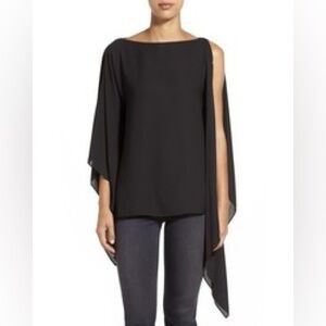 Elegant versatile Vince Camuto Red Cape poncho with camisole size XL